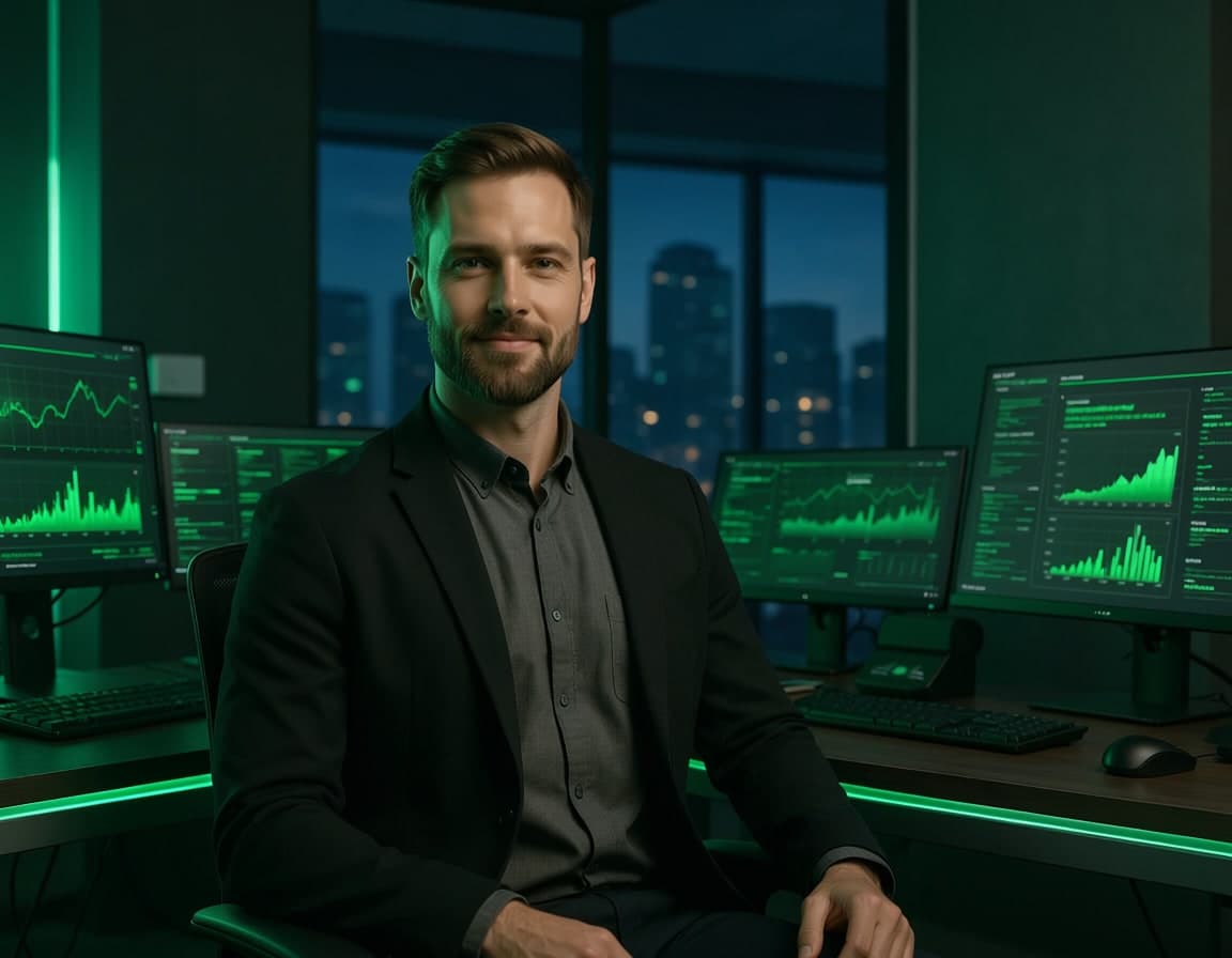 A SkySystems IT security engineer monitoring systems